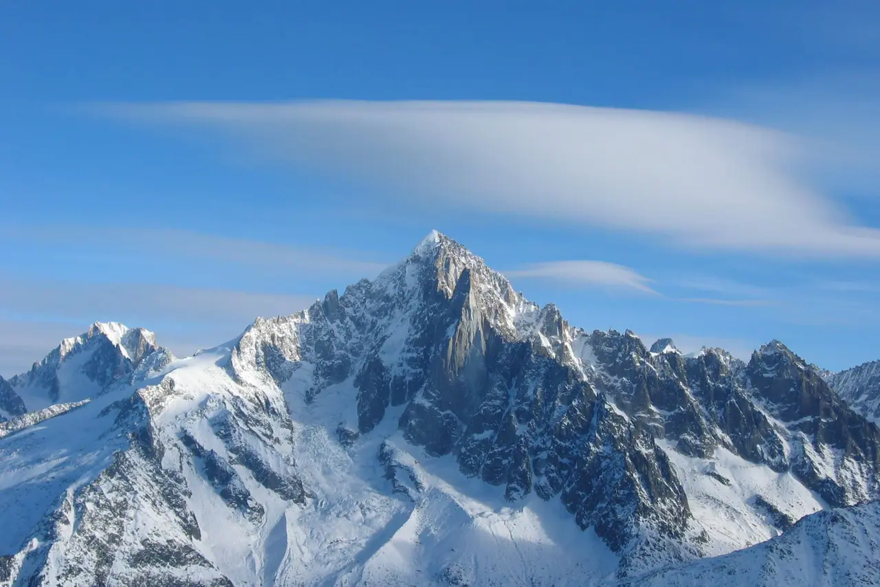 Paysage de montagne : Aiguille Verte