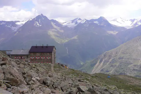 Paisaje de montaña: Breslauer Hütte