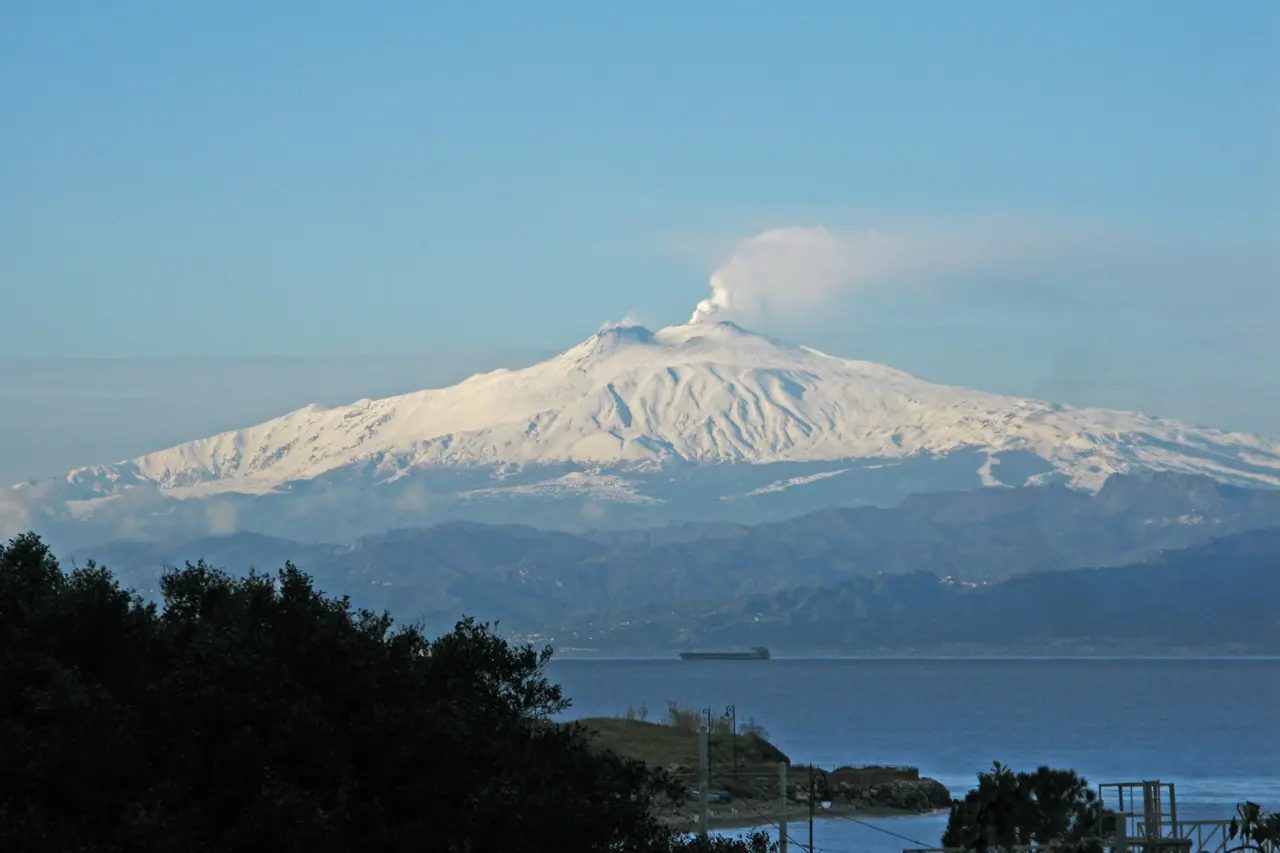 Paisaje de montaña: Etna