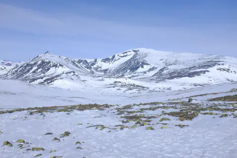 Paisaje de montaña: Glittertind
