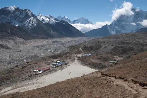 Mountain landscape: Gorak Shep