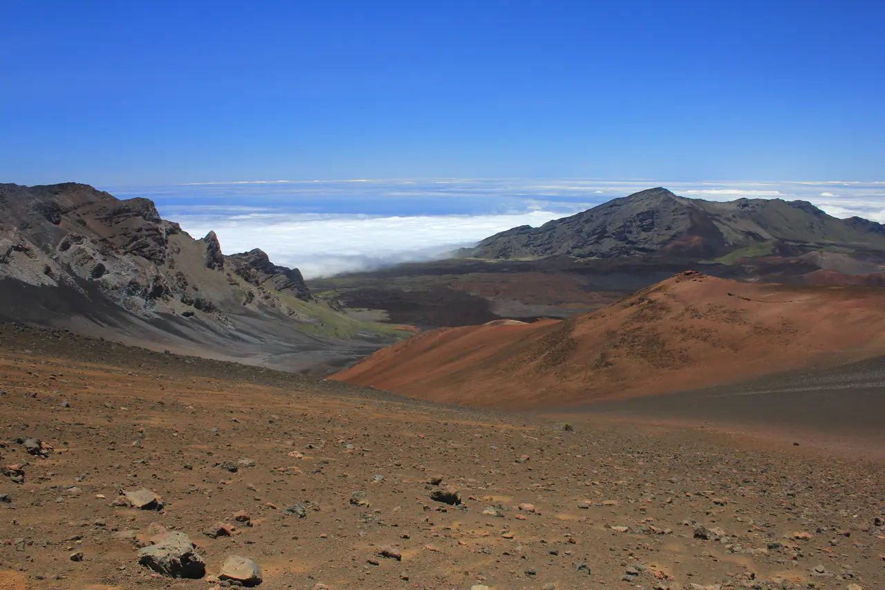 पर्वतीय परिदृश्य: Haleakalā