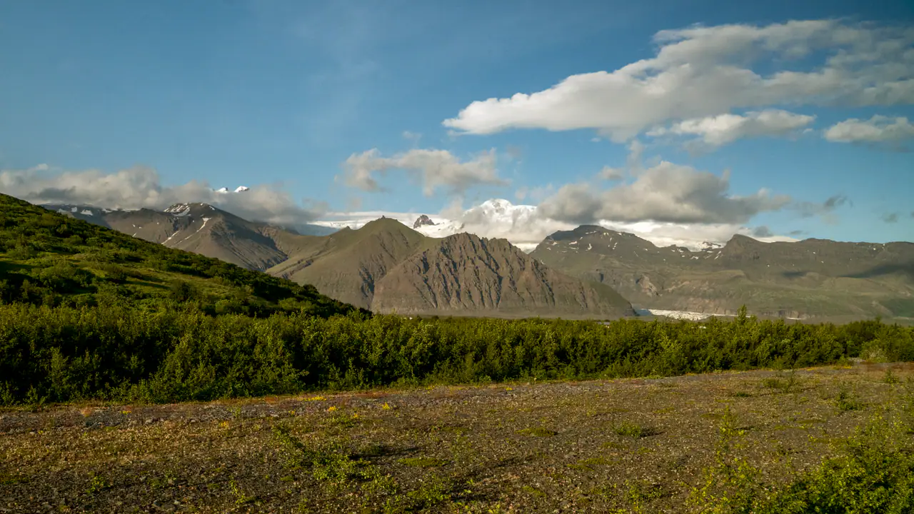 Paysage de montagne : Hvannadalshnúkur