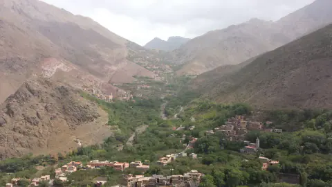 Paisaje de montaña: Imlil