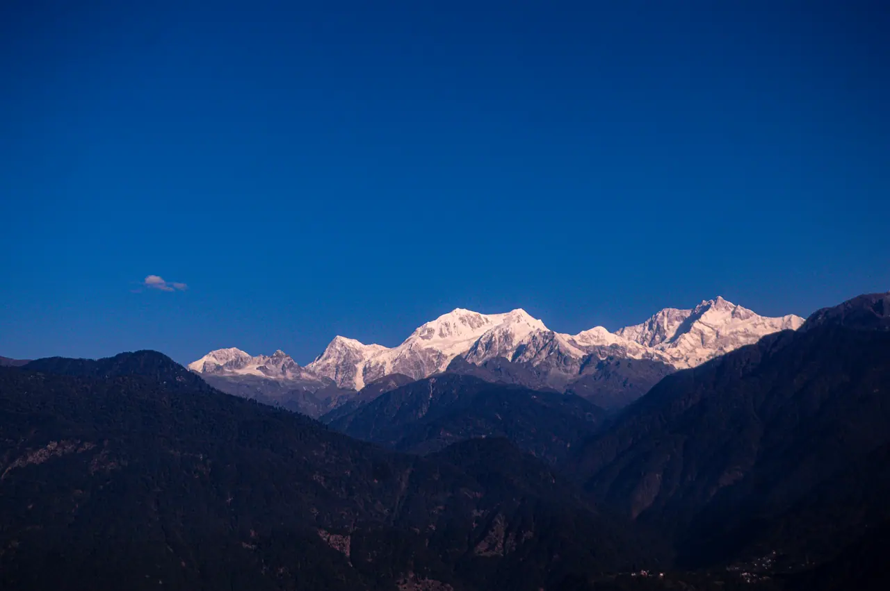 Paysage de montagne : Kangchenjunga
