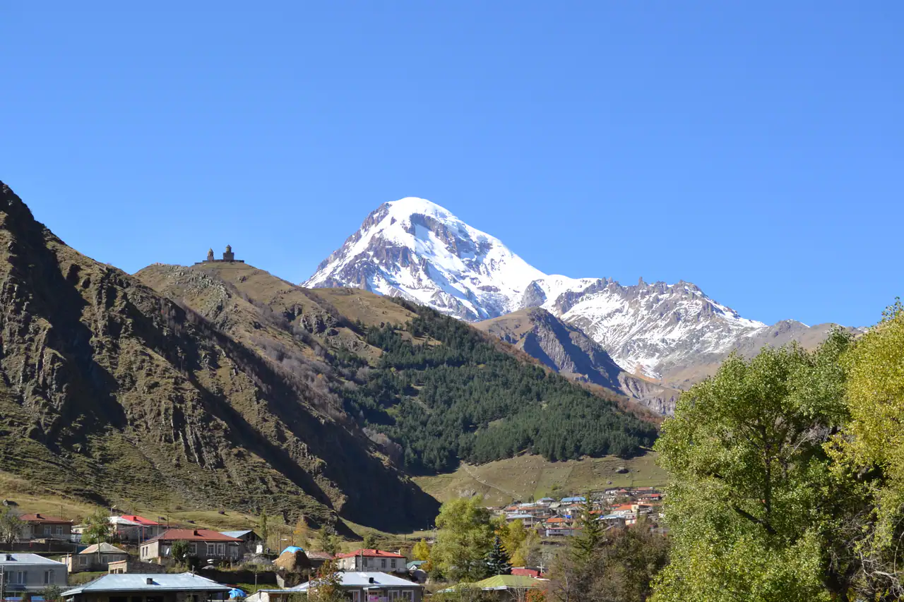 Paysage de montagne : Kazbek