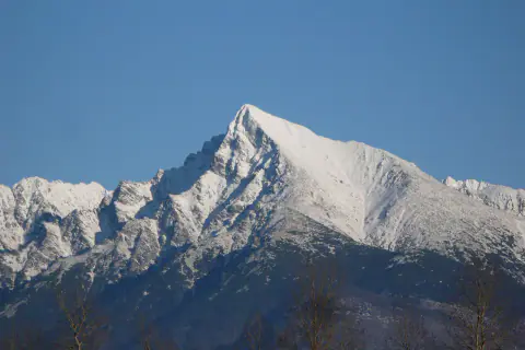 Paisaje de montaña: Kriváň