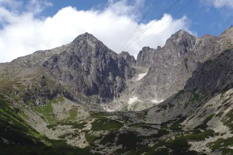 Paisaje de montaña: Lomnický štít