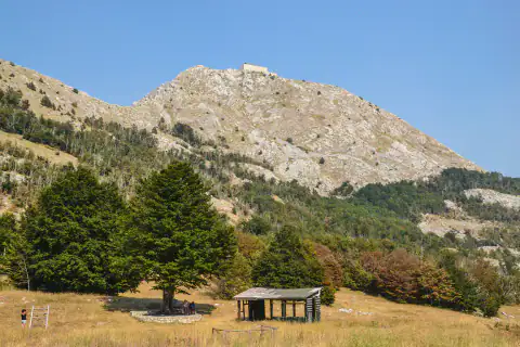 Paisaje de montaña: Lovćen