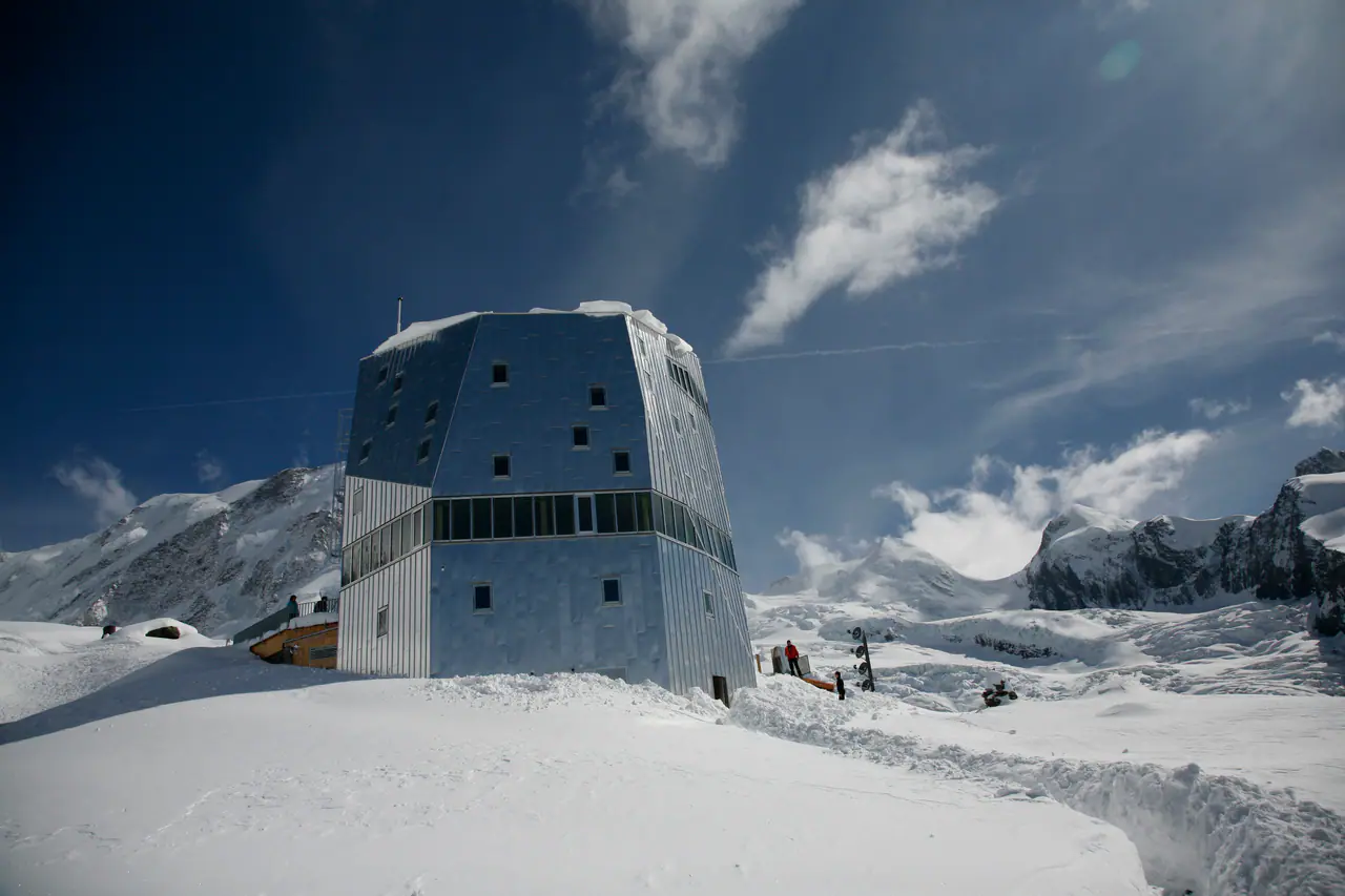Monte Rosa Hut, refugio de montaña