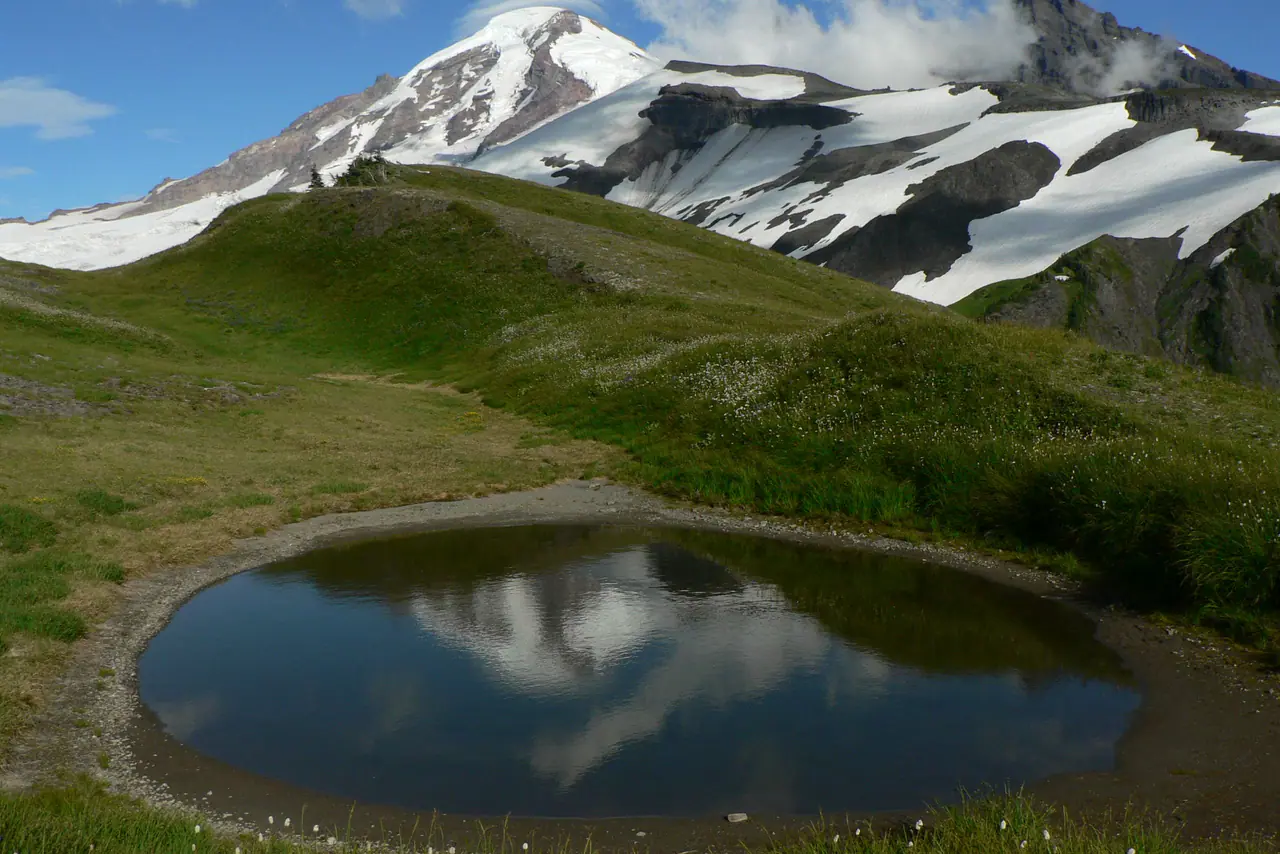 Paisaje de montaña: Mount Baker