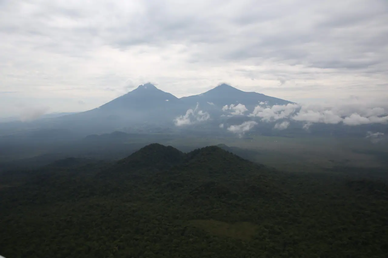 Paysage de montagne : Mount Karisimbi