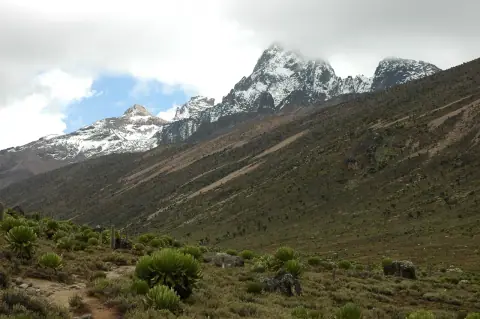 Mountain landscape: Mount Kenya