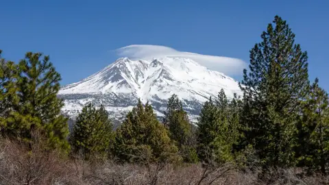 Mountain landscape: Mount Shasta