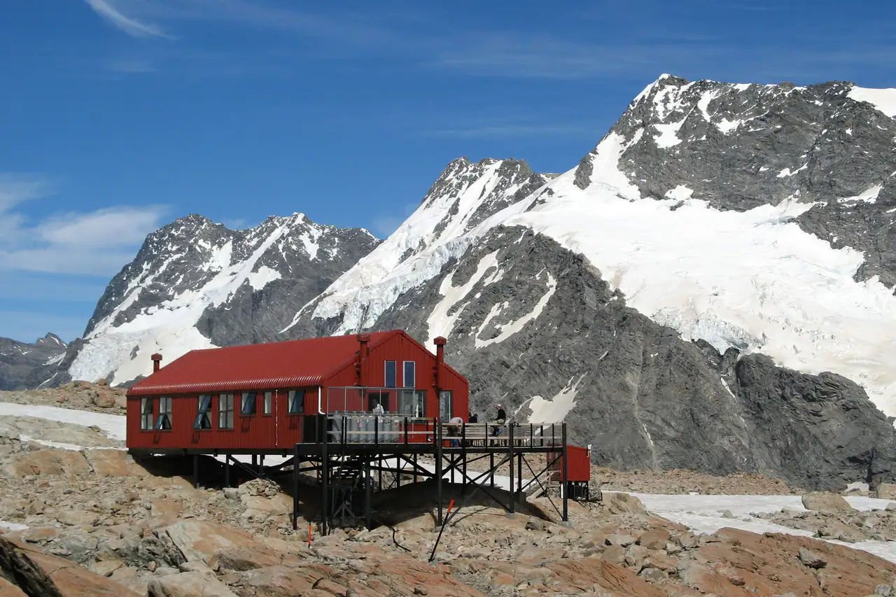 Mueller Hut, पर्वतीय हट