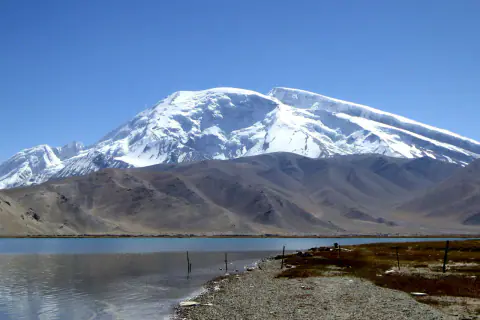 Paisaje de montaña: Muztagh Ata