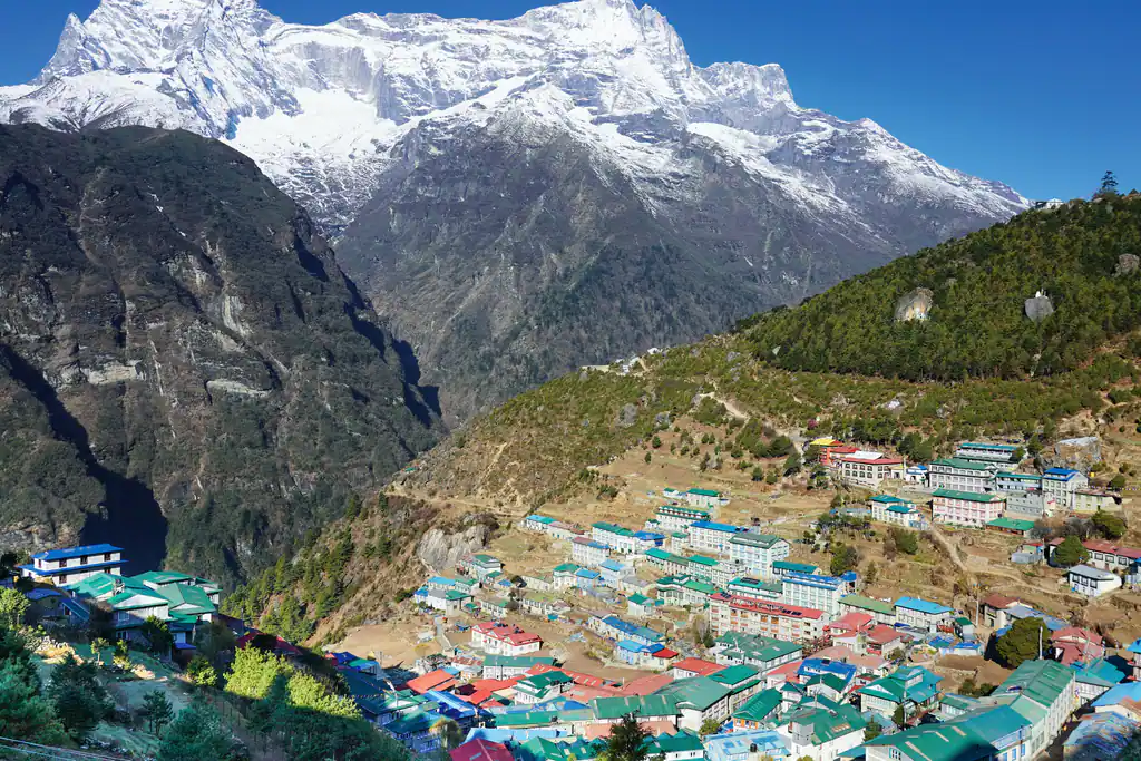 Namche Bazaar及其周边