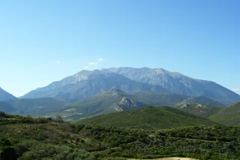 Paisaje de montaña: Mount Parnassus