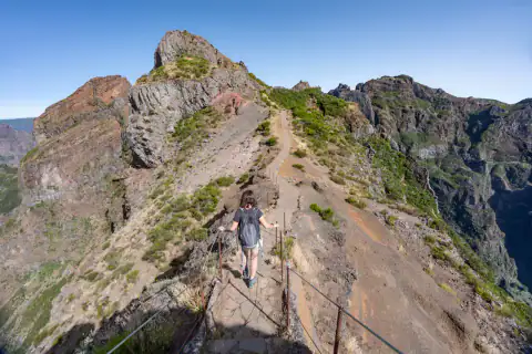 Paisaje de montaña: Pico Ruivo