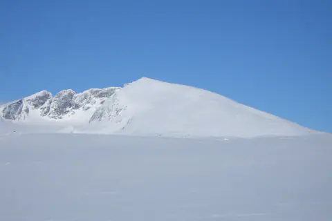 Paisaje de montaña: Snøhetta