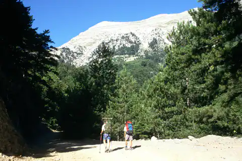Paisaje de montaña: Taygetus