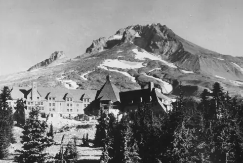 Paisaje de montaña: Timberline Lodge