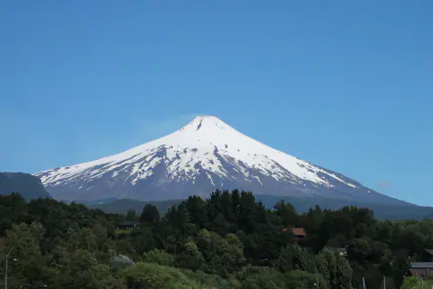 Paisaje de montaña: Villarrica
